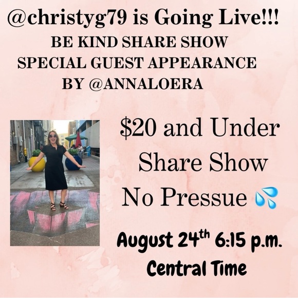 🤍🤍 POSH LIVE WITH ANNALOERA 🤍🤍 - Picture 4 of 9